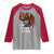 Funny Cryptid Sports Raglan Shirt Jersey Devil Playing Basketball - Wonder Print Shop