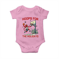 Funny Christmas Basketball Jersey Devil Baby Onesie Hoops For The Holidays - Wonder Print Shop
