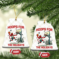 Funny Xmas Basketball Jersey Devil Ceramic Ornament Hoops For The Holidays - Wonder Print Shop