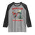 Funny Christmas Basketball Jersey Devil Raglan Shirt Hoops For The Holidays - Wonder Print Shop
