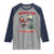 Funny Christmas Basketball Jersey Devil Raglan Shirt Hoops For The Holidays - Wonder Print Shop