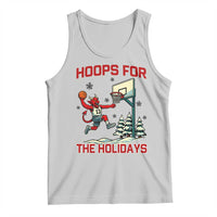 Funny Christmas Basketball Jersey Devil Tank Top Hoops For The Holidays - Wonder Print Shop