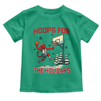 Funny Christmas Basketball Jersey Devil Toddler T Shirt Hoops For The Holidays - Wonder Print Shop