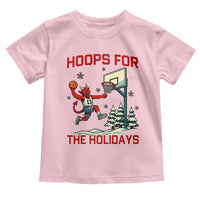 Funny Christmas Basketball Jersey Devil Toddler T Shirt Hoops For The Holidays - Wonder Print Shop