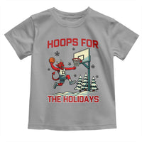 Funny Christmas Basketball Jersey Devil Toddler T Shirt Hoops For The Holidays - Wonder Print Shop