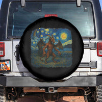 Jersey Devil Starry Night Spare Tire Cover Van Gogh Cryptid Gift - Wonder Print Shop