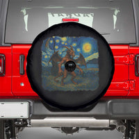 Jersey Devil Starry Night Spare Tire Cover Van Gogh Cryptid Gift - Wonder Print Shop