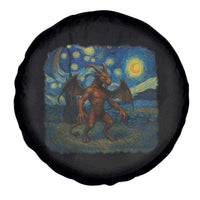 Jersey Devil Starry Night Spare Tire Cover Van Gogh Cryptid Gift - Wonder Print Shop