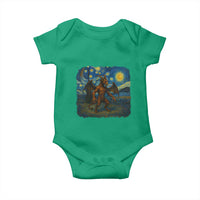 Jersey Devil Starry Night Baby Onesie Van Gogh Cryptid Gift - Wonder Print Shop
