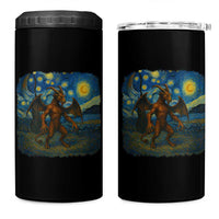 Jersey Devil Starry Night 4 in 1 Can Cooler Tumbler Van Gogh Cryptid Gift