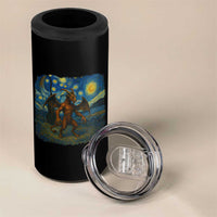 Jersey Devil Starry Night 4 in 1 Can Cooler Tumbler Van Gogh Cryptid Gift