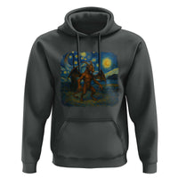 Jersey Devil Starry Night Hoodie Van Gogh Cryptid Gift - Wonder Print Shop