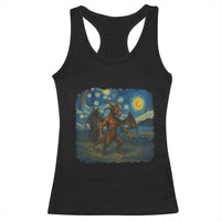 Jersey Devil Starry Night Racerback Tank Top Van Gogh Cryptid Gift - Wonder Print Shop