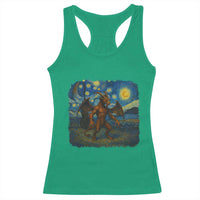 Jersey Devil Starry Night Racerback Tank Top Van Gogh Cryptid Gift - Wonder Print Shop
