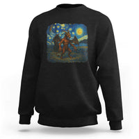 Jersey Devil Starry Night Sweatshirt Van Gogh Cryptid Gift - Wonder Print Shop