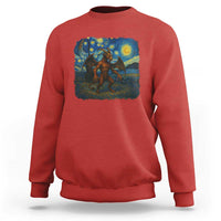 Jersey Devil Starry Night Sweatshirt Van Gogh Cryptid Gift - Wonder Print Shop