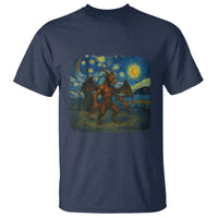 Jersey Devil Starry Night T Shirt Van Gogh Cryptid Gift - Wonder Print Shop
