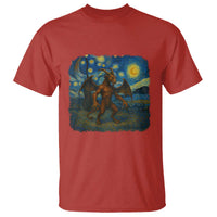 Jersey Devil Starry Night T Shirt Van Gogh Cryptid Gift - Wonder Print Shop