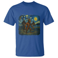 Jersey Devil Starry Night T Shirt Van Gogh Cryptid Gift - Wonder Print Shop