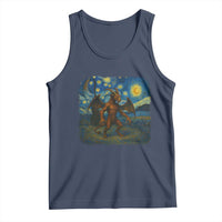 Jersey Devil Starry Night Tank Top Van Gogh Cryptid Gift - Wonder Print Shop
