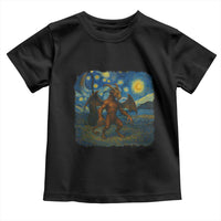 Jersey Devil Starry Night Toddler T Shirt Van Gogh Cryptid Gift - Wonder Print Shop