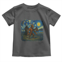 Jersey Devil Starry Night Toddler T Shirt Van Gogh Cryptid Gift - Wonder Print Shop