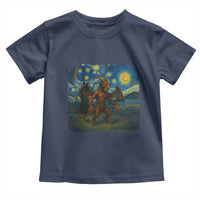 Jersey Devil Starry Night Toddler T Shirt Van Gogh Cryptid Gift - Wonder Print Shop