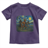 Jersey Devil Starry Night Toddler T Shirt Van Gogh Cryptid Gift - Wonder Print Shop