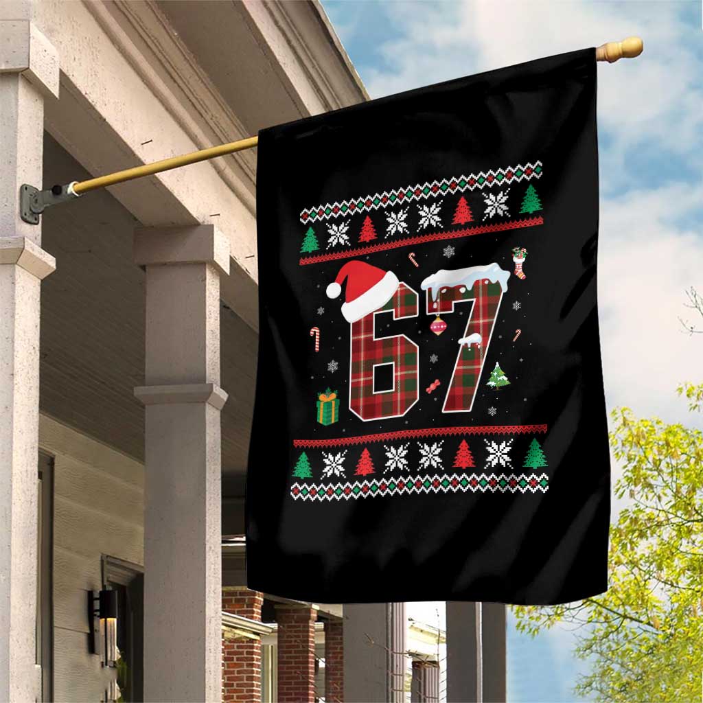 Funny Six Seven Meme Christmas Ugly Sweater Garden Flag Trendy Tiktok Gift - Wonder Print Shop
