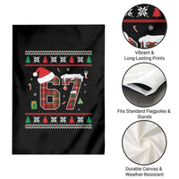 Funny Six Seven Meme Christmas Ugly Sweater Garden Flag Trendy Tiktok Gift - Wonder Print Shop
