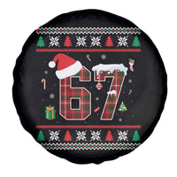 Funny Six Seven Meme Christmas Ugly Sweater Spare Tire Cover Trendy Tiktok Gift - Wonder Print Shop