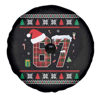 Funny Six Seven Meme Christmas Ugly Sweater Spare Tire Cover Trendy Tiktok Gift - Wonder Print Shop