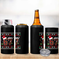 Funny Six Seven Meme Christmas Ugly Sweater 4 in 1 Can Cooler Tumbler Trendy Tiktok Gift - Wonder Print Shop