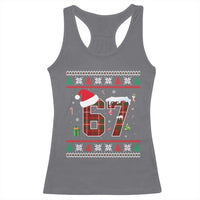 Funny Six Seven Meme Christmas Ugly Sweater Racerback Tank Top Trendy Tiktok Gift - Wonder Print Shop