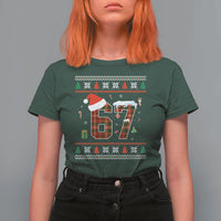 Funny Six Seven Meme Christmas Ugly Sweater T Shirt For Women Trendy Tiktok Gift - Wonder Print Shop