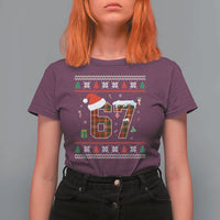 Funny Six Seven Meme Christmas Ugly Sweater T Shirt For Women Trendy Tiktok Gift - Wonder Print Shop