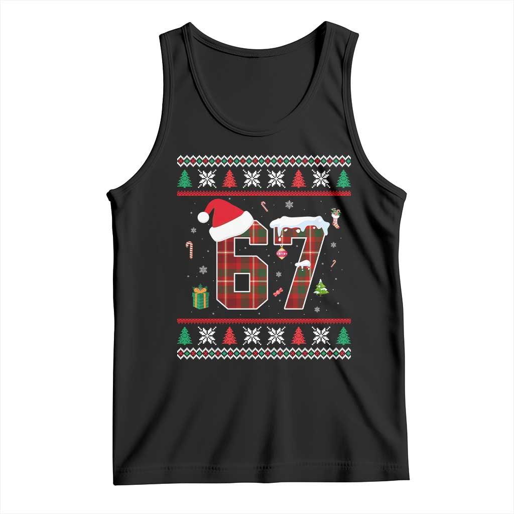Funny Six Seven Meme Christmas Ugly Sweater Tank Top Trendy Tiktok Gift - Wonder Print Shop