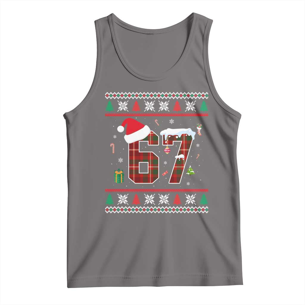 Funny Six Seven Meme Christmas Ugly Sweater Tank Top Trendy Tiktok Gift - Wonder Print Shop