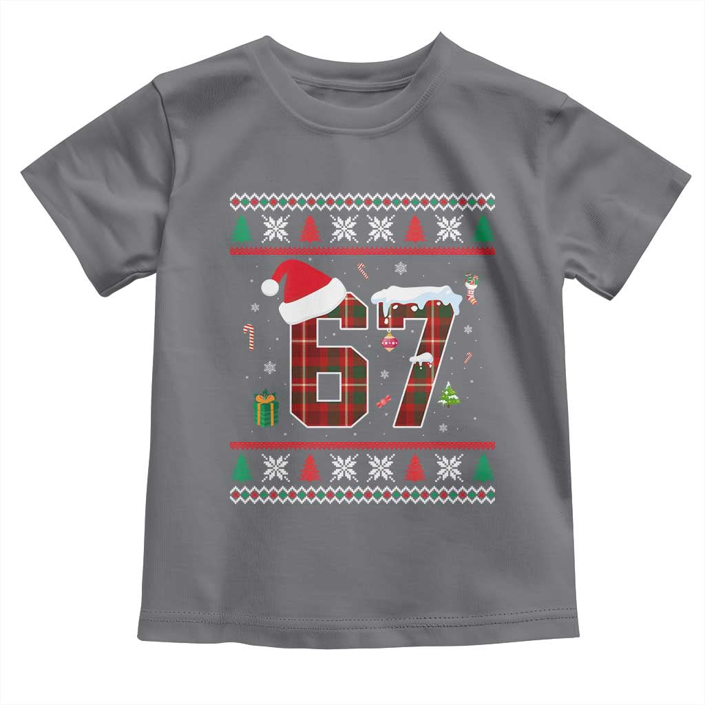 Funny Six Seven Meme Christmas Ugly Sweater Toddler T Shirt Trendy Tiktok Gift - Wonder Print Shop