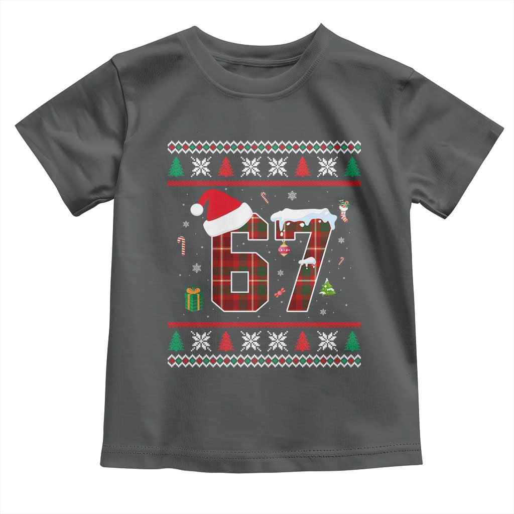 Funny Six Seven Meme Christmas Ugly Sweater Toddler T Shirt Trendy Tiktok Gift - Wonder Print Shop