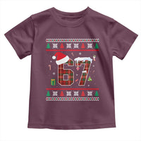 Funny Six Seven Meme Christmas Ugly Sweater Toddler T Shirt Trendy Tiktok Gift - Wonder Print Shop