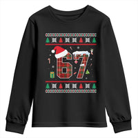 Funny Six Seven Meme Christmas Ugly Sweater Youth Sweatshirt Trendy Tiktok Gift - Wonder Print Shop