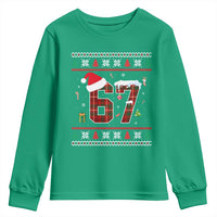 Funny Six Seven Meme Christmas Ugly Sweater Youth Sweatshirt Trendy Tiktok Gift - Wonder Print Shop