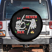 Six And Seven Meme Skeleton Spare Tire Cover Funny Trendy Christmas Party Gift - Wonder Print Shop