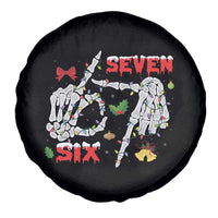 Six And Seven Meme Skeleton Spare Tire Cover Funny Trendy Christmas Party Gift - Wonder Print Shop