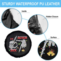 Six And Seven Meme Skeleton Spare Tire Cover Funny Trendy Christmas Party Gift - Wonder Print Shop
