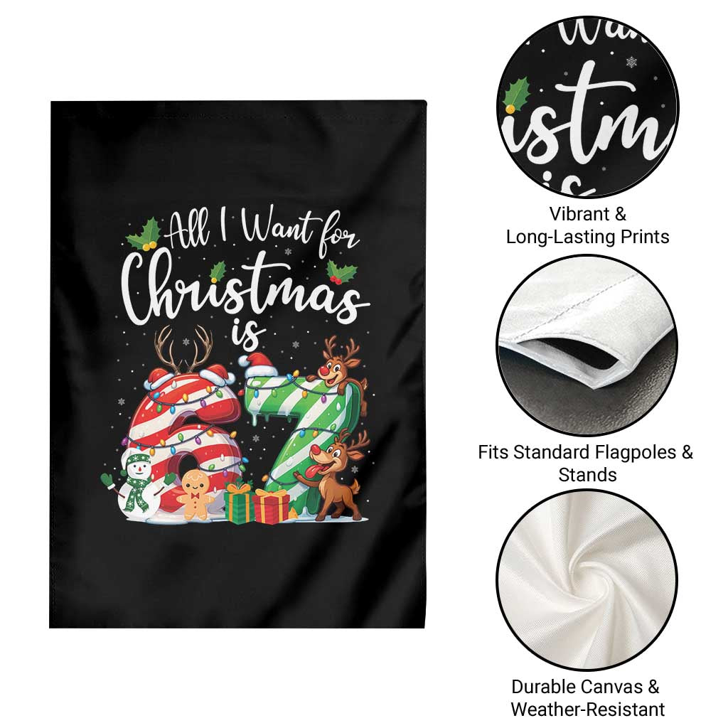 All I Want For Christmas Is 67 Garden Flag Trending Meme Holiday Gift - Wonder Print Shop