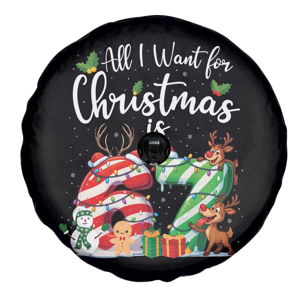 All I Want For Christmas Is 67 Spare Tire Cover Trending Meme Holiday Gift - Wonder Print Shop