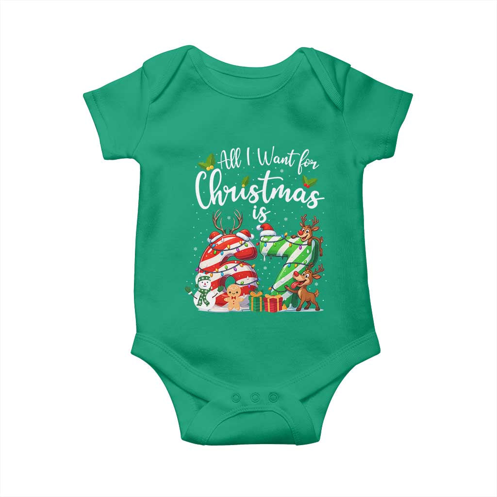 All I Want For Christmas Is 67 Baby Onesie Trending Meme Holiday Gift - Wonder Print Shop