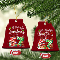 All I Want For Xmas Is 67 Ceramic Ornament Trending Meme Holiday Gift - Wonder Print Shop